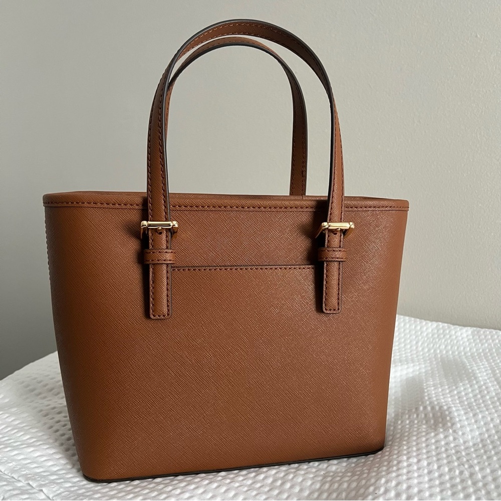 Michael Kors Jet Set Travel Extra-Small Saffiano Leather Tote Bag NWT - Picture 2 of 5
